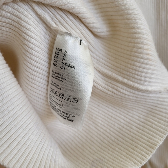H&M Cream Ribbed Knit Top - Picture 5 of 7